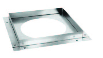 4" x 6" DirectVent Pro - Firestop, Ceiling (Galvanized)